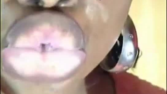 Black Licking Lips
